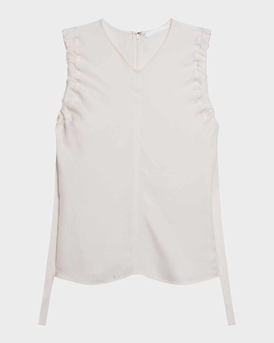 Ruched Sleeveless Top